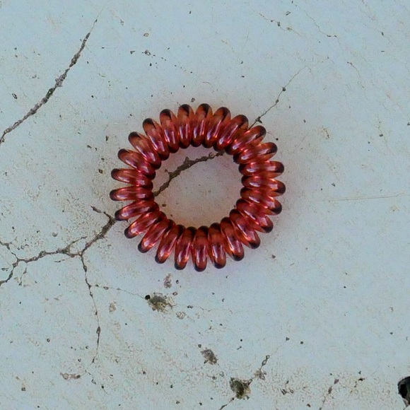 Brown SOLD OUT Coil Ties with Hair Tie Ring - Picture 4 of 7